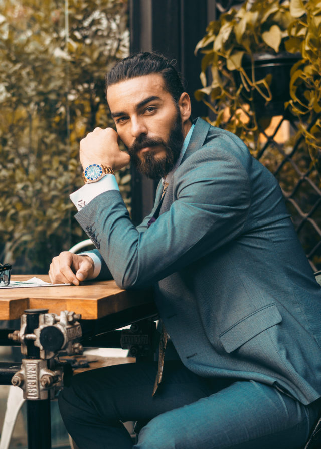 Canva Man in Gray Suit